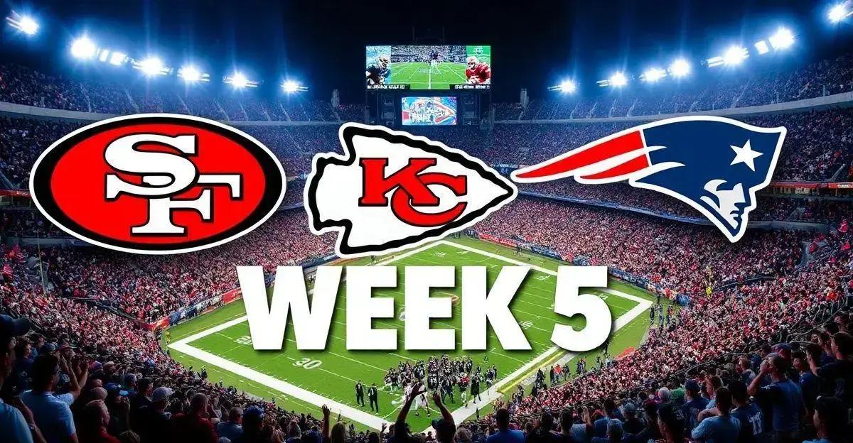 49ers, Chiefs e Patriots: Alerta de Surpresa na Semana 5