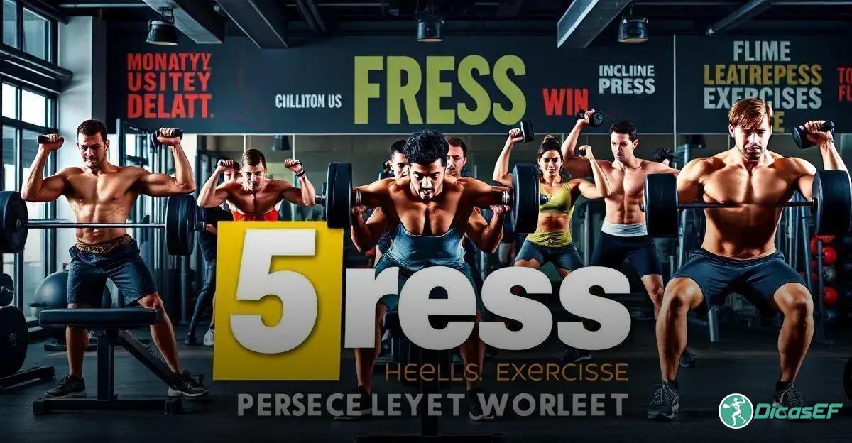 5 Melhores Exercícios de Press para Fortalecer seu Treino