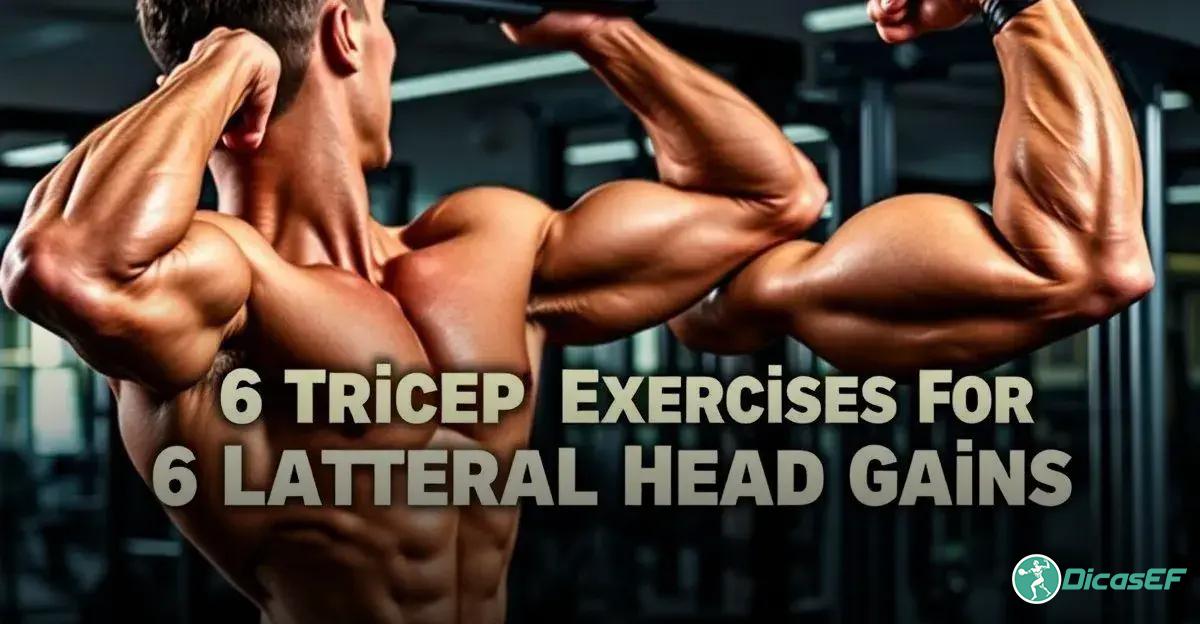 6 Exercícios de Tríceps para Ganhos na Cabeça Lateral