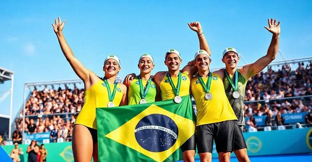 Brasil Conquista Primeira Medalha no Revezamento de Águas Abertas