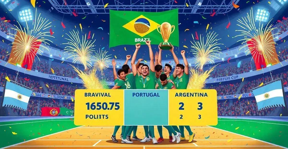 Brasil Mantém Liderança no Ranking da Fifa de Futsal em 2024