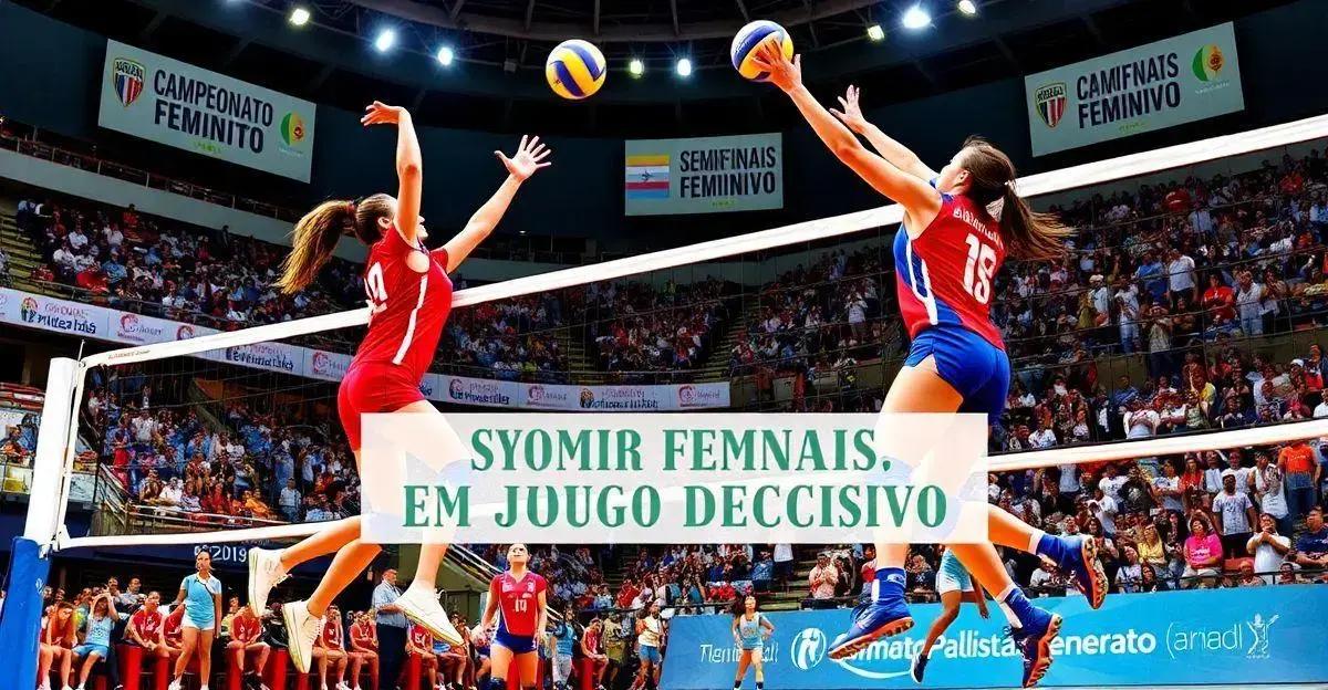 Campeonato Paulista Feminino: Semifinais em Jogo Decisivo