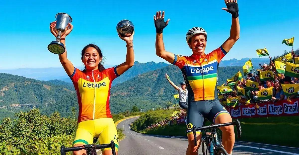 Érika Soares e Bruno Lemes vencem L’Étape Brasil em Campos do Jordão