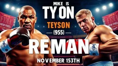 Mike Tyson e Jake Paul: Luta Remarcada para 15 de Novembro