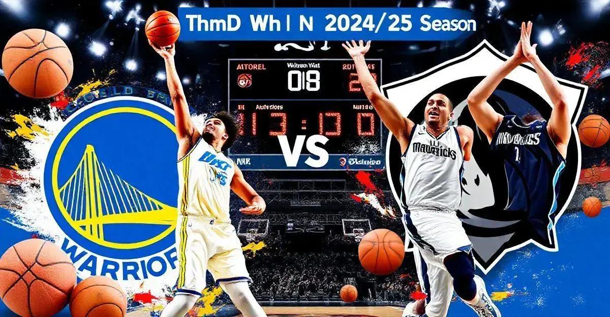 Resultados da NBA: Warriors e Mavs conquistam terceira vitória