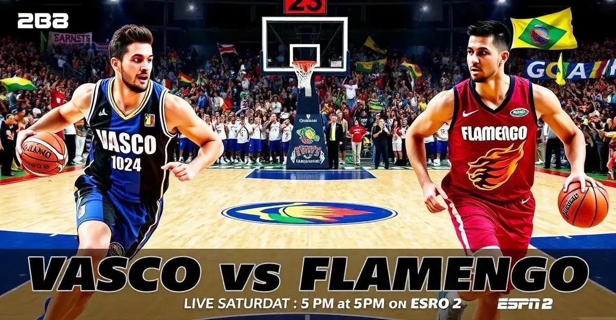 Vasco e Flamengo: Clássico Inaugura NBB 2024; Veja Onde Assistir