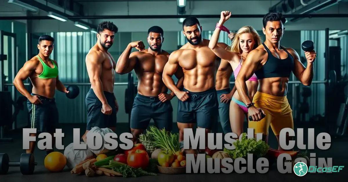 5 Dicas para Perda de Gordura e Ganho de Massa Muscular