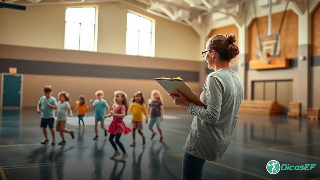  Como avaliar o desempenho motor durante as dinâmicas