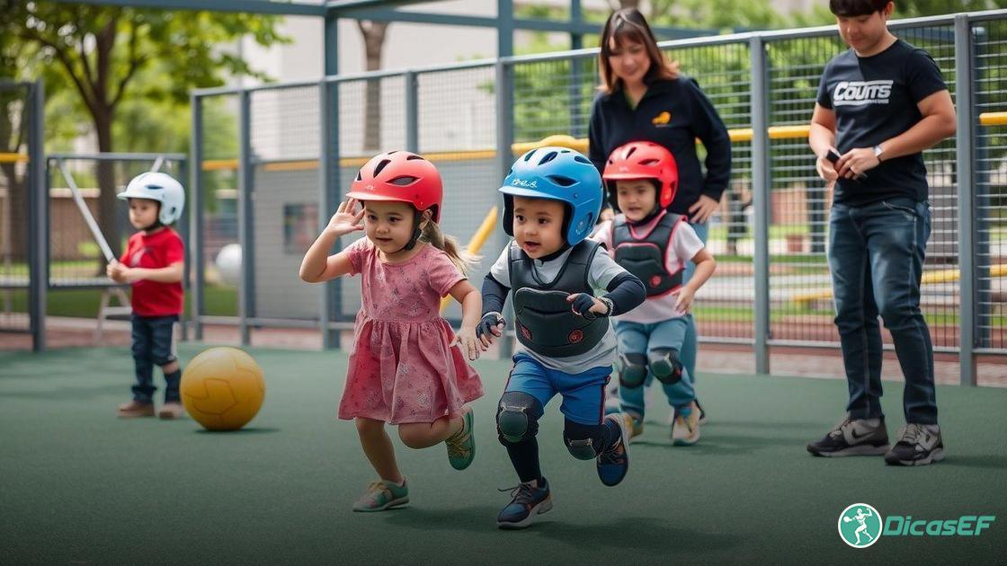  Dicas de segurança durante as atividades de coordenação motora grossa