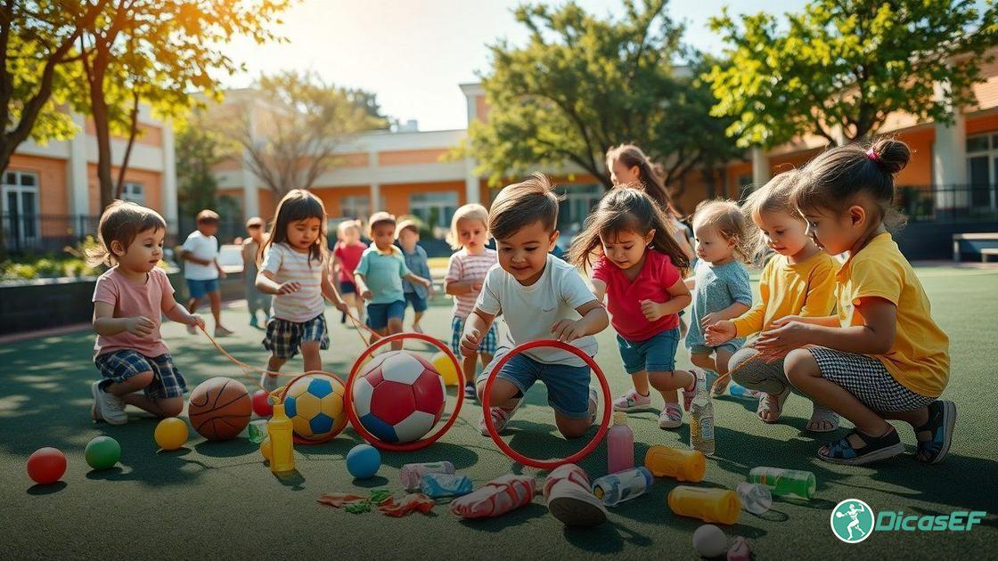  Materiais simples para enriquecer as dinâmicas motoras