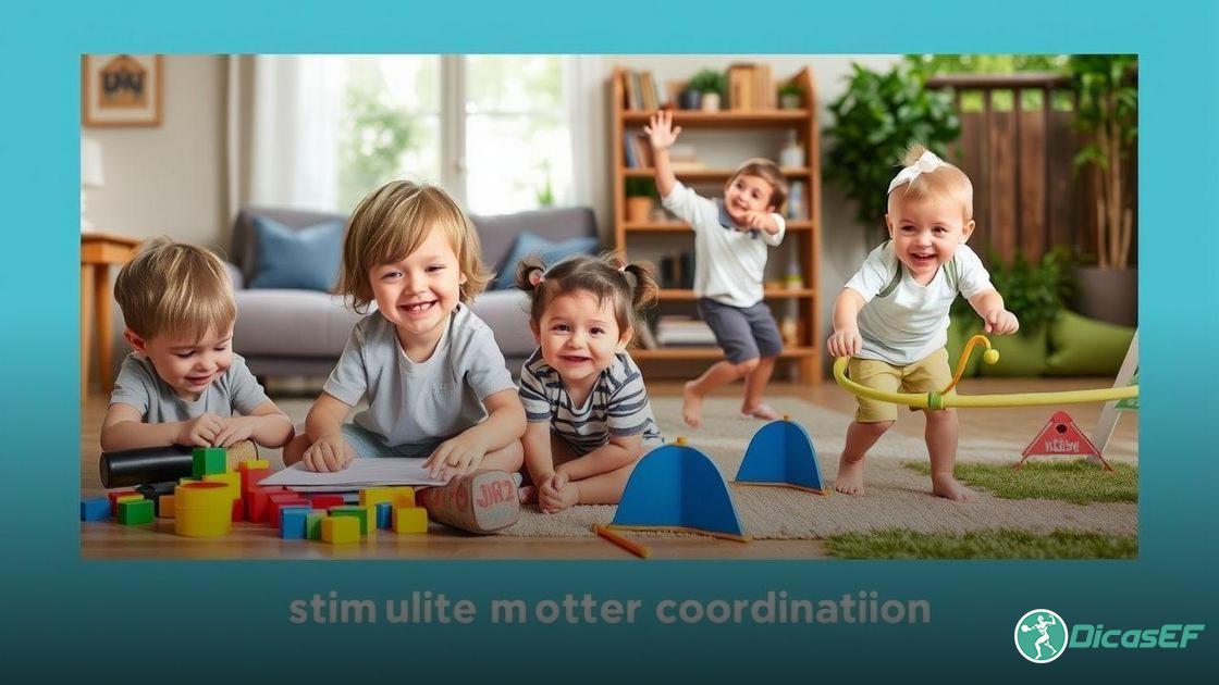  Atividades para estimular a coordenação motora em casa