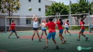 Táticas no Voleibol Escolar: Ataques, Defesas e Coberturas em Jogo